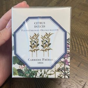 Carriére Frères Citrus Dulcis Fleur d’oranger orange blossom bougie candle 6.5oz